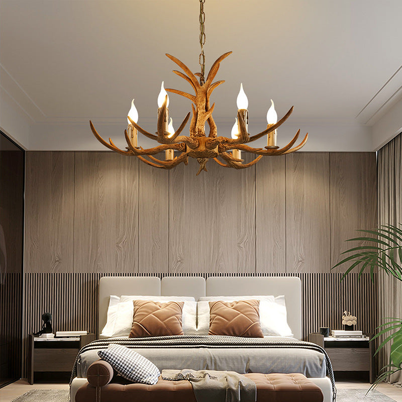 Antler Resin Chandelier LED Pendant Light Lighting Lamp
