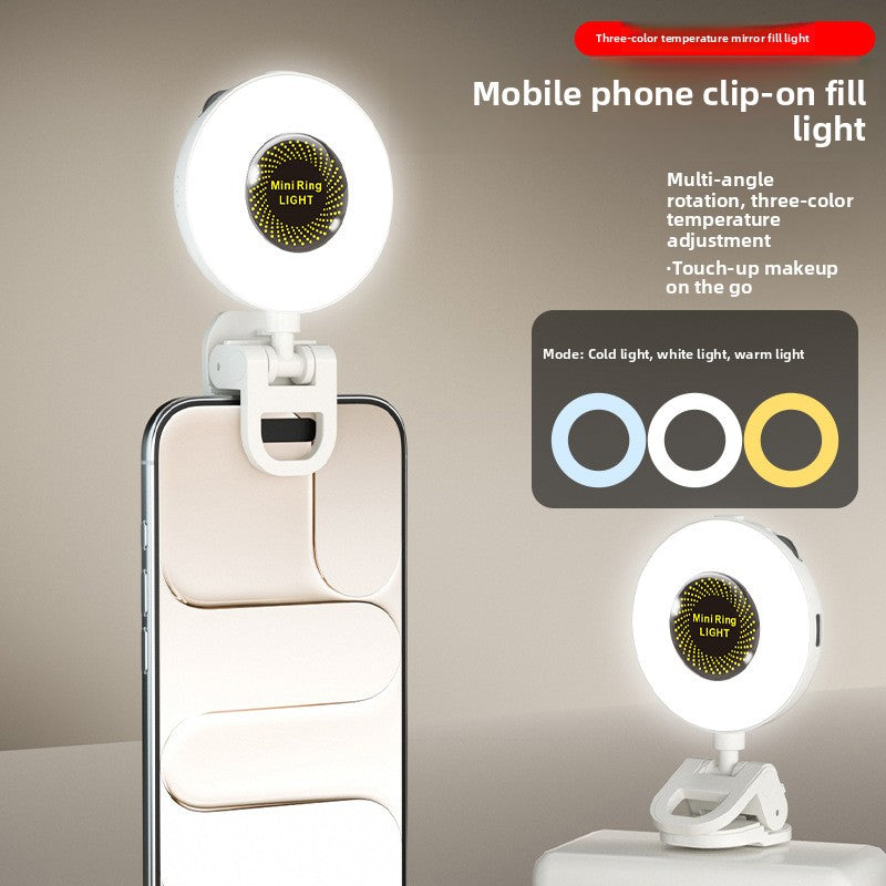 Magnetic Phone Fill Light Adjustable Color Temperature Lamp