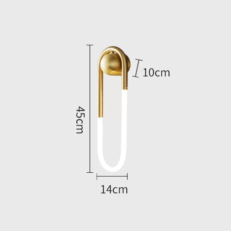U Shape LED Wall Light Lighting Lamp