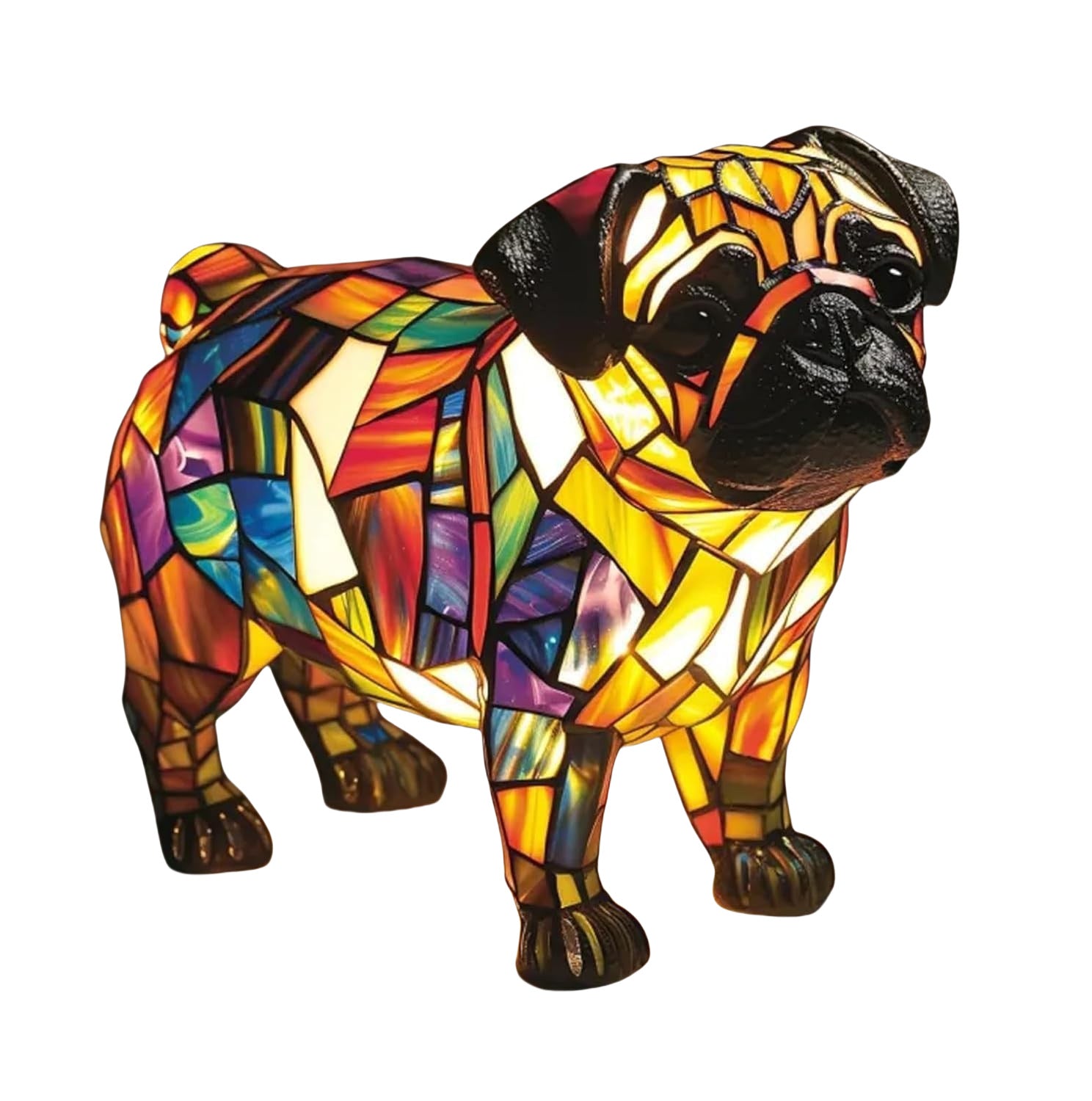 LED Night Light Animal Statue Ambient Bedside Lamp Home Decor