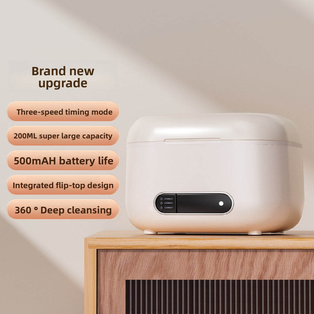 Ultrasonic Cleaning Machine Portable Jewellery and Denture Cleaner