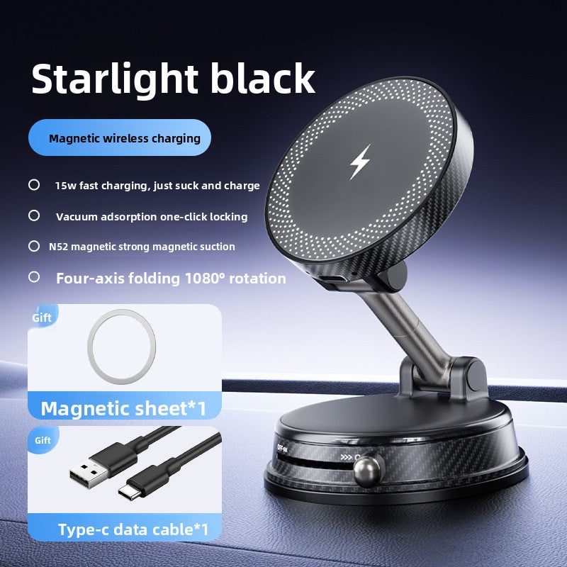Rotating Magnetic Car Phone Holder Wireless Charging Vent Mount