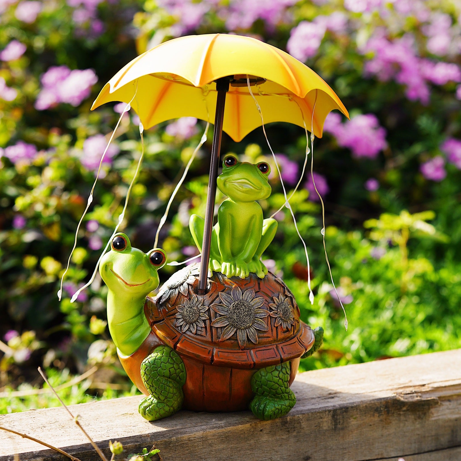 Turtle and Frog Solar Light Outdoor Garden Courtyard Decorative Lamp