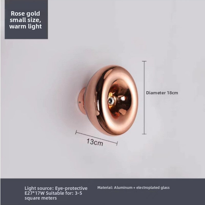 Glass Wall Lamp Modern LED Light Lighting Tempered