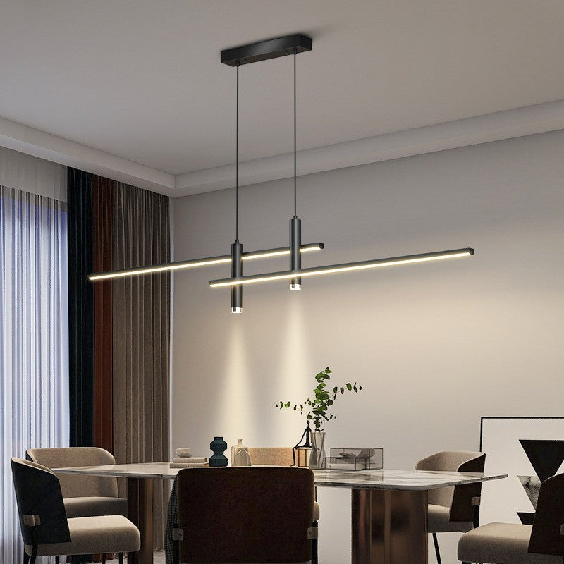Dimmable Linear Pendant Light Modern Lamp