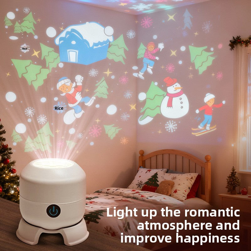 Christmas Projector Light Outdoor Snowflake Projection Lamp Waterproof Holiday Light for House and Yard