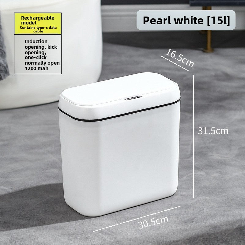Intelligent Sensing Trash Can Touch Free Automatic Bin with Storage