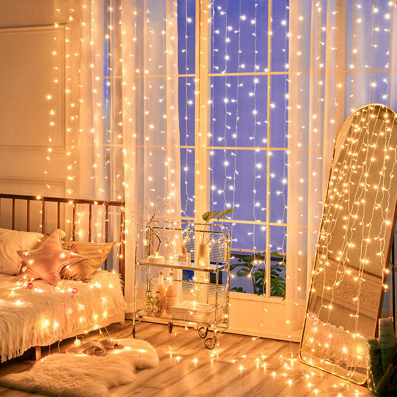 Decorative LED Curtain Light String Lighting Lamp