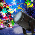 Snowflake Projector Light Rotating Christmas Projection Lamp for Indoor Ceiling and Wall