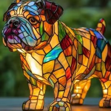 LED Night Light Animal Statue Ambient Bedside Lamp Home Decor