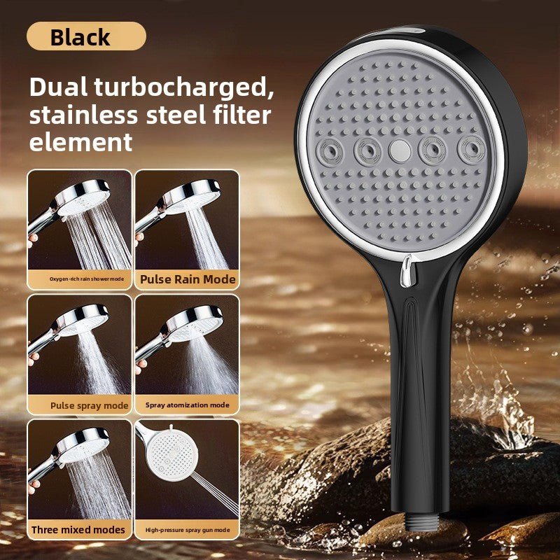 Install a spray booster shower head