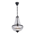 Crystal Island Chandelier Neoclassical Hanging Lamp Light