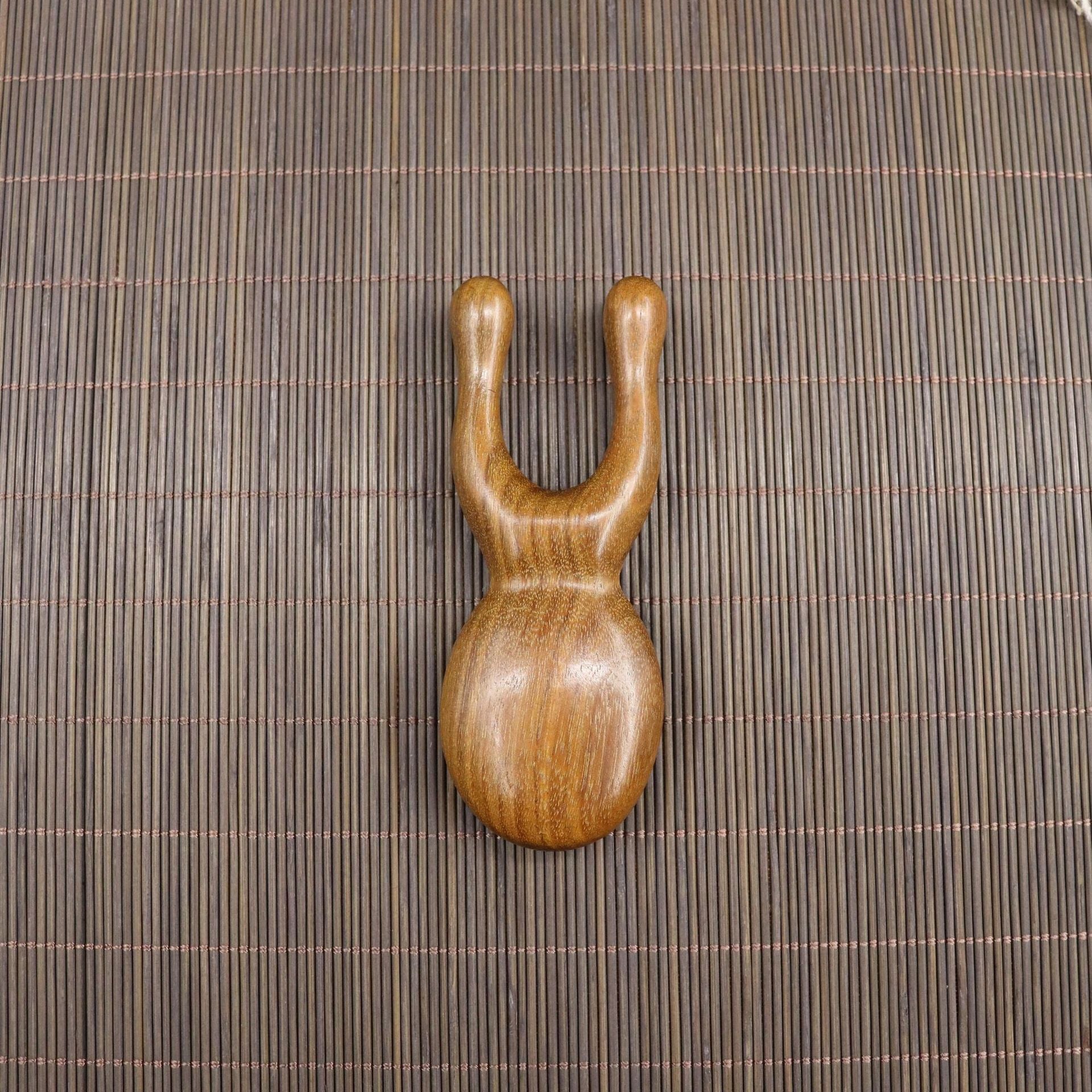 Sandalwood Scalp Massager Wooden Five Tooth Head Comb