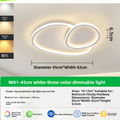 Ultra-Thin Adjustable LED Ceiling Light Lighting Lamp