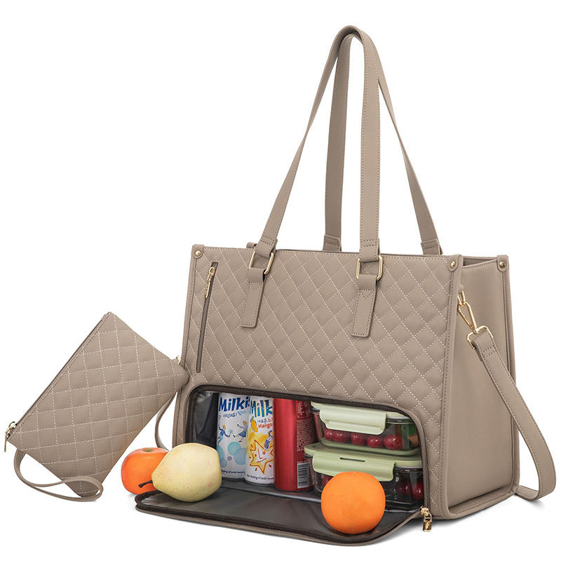 Womens Insulated Lunch Bag Leakproof Cooler Tote for Work and School