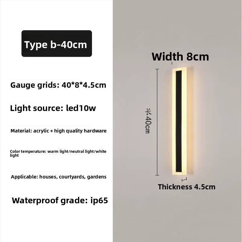 Waterproof Outdoor LED Wall Light Exterior Illumination