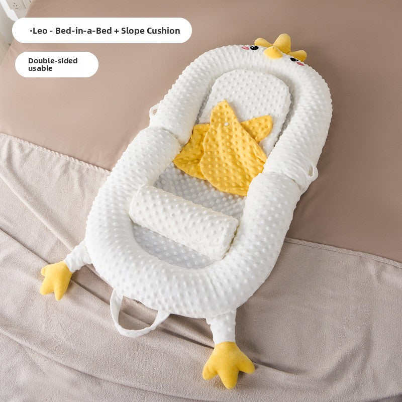 Newborn Anti Roll Sleep Positioner Soothing Baby Bed Support Nest