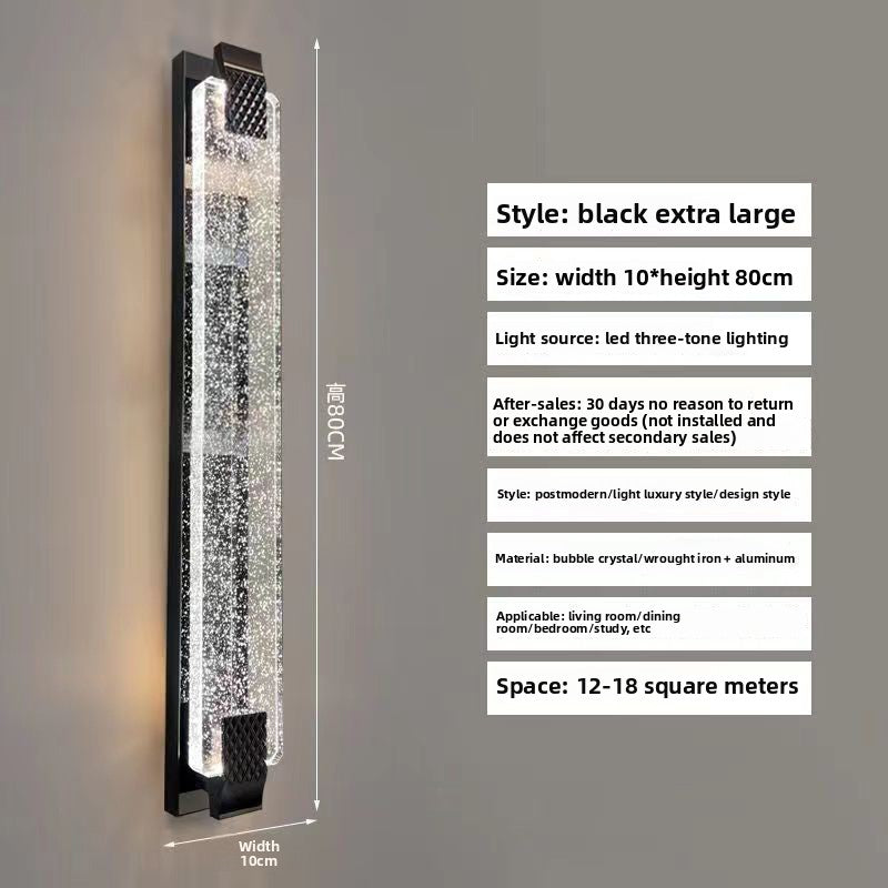 Waterproof Crystal LED Wall Light Indoor Outdoor Use Lamp