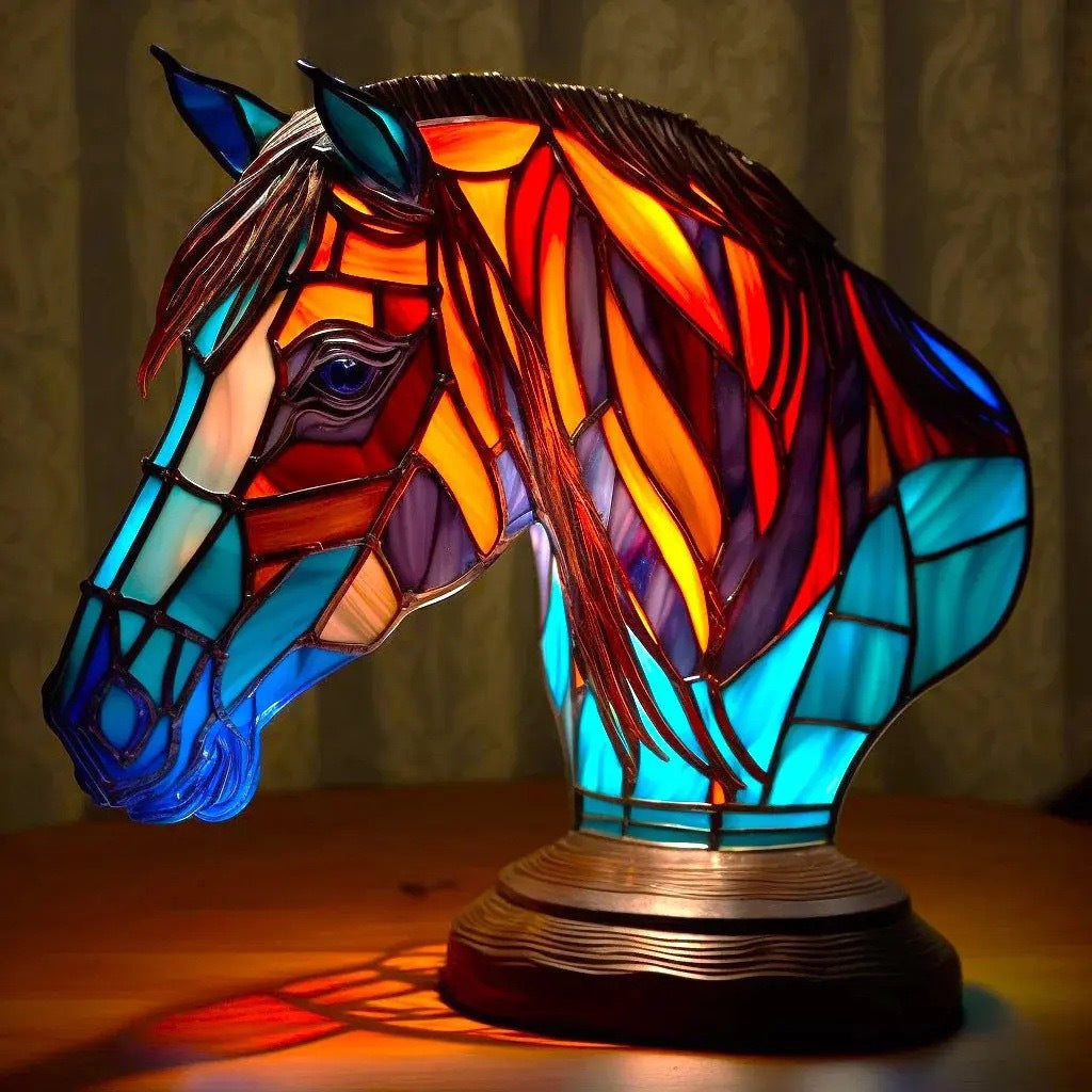 LED Night Light Animal Statue Ambient Bedside Lamp Home Decor