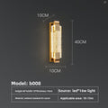Waterproof Crystal LED Wall Light Indoor Outdoor Use Lamp