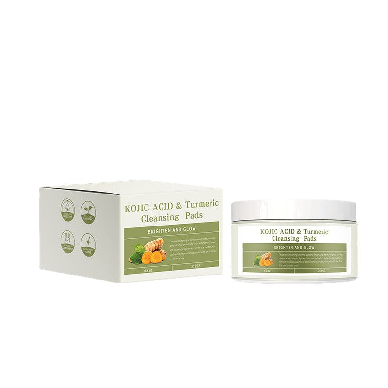 Turmeric and Kojic Acid Cleansing Pads Brightening Face and Body Pads