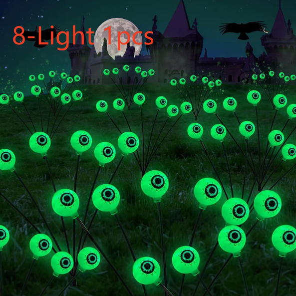 Solar Christmas Lights Outdoor String Lights Waterproof Halloween Decoration for Garden and Patio