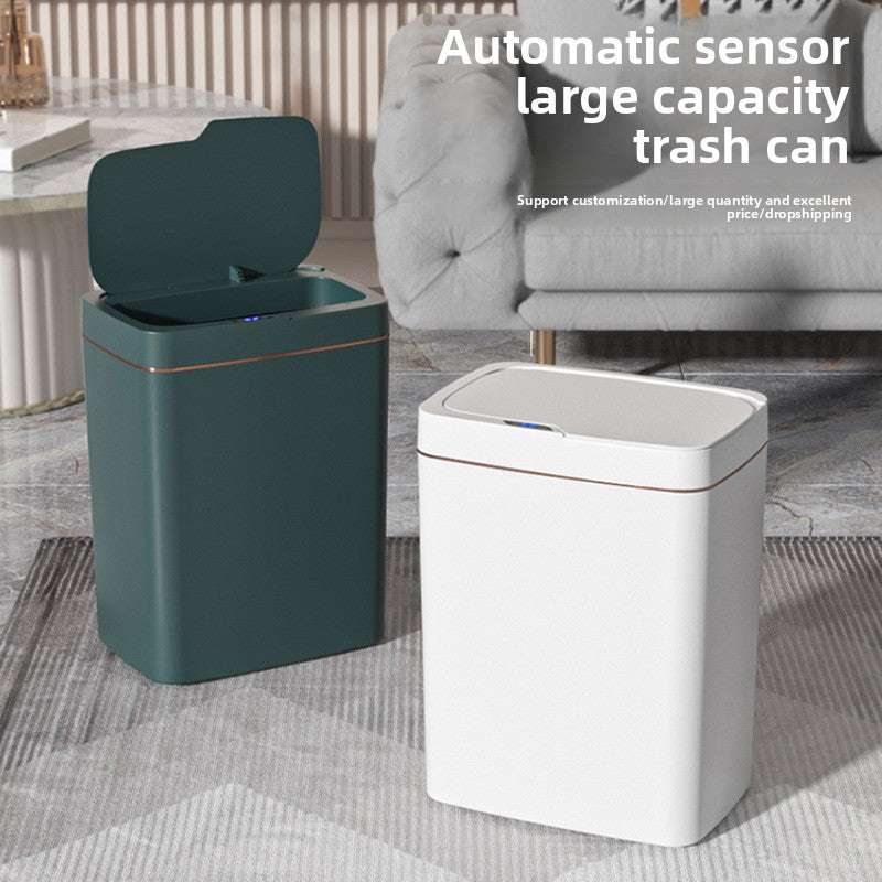 Automatic Sensor Trash Can Touch Free Kitchen Waste Bin