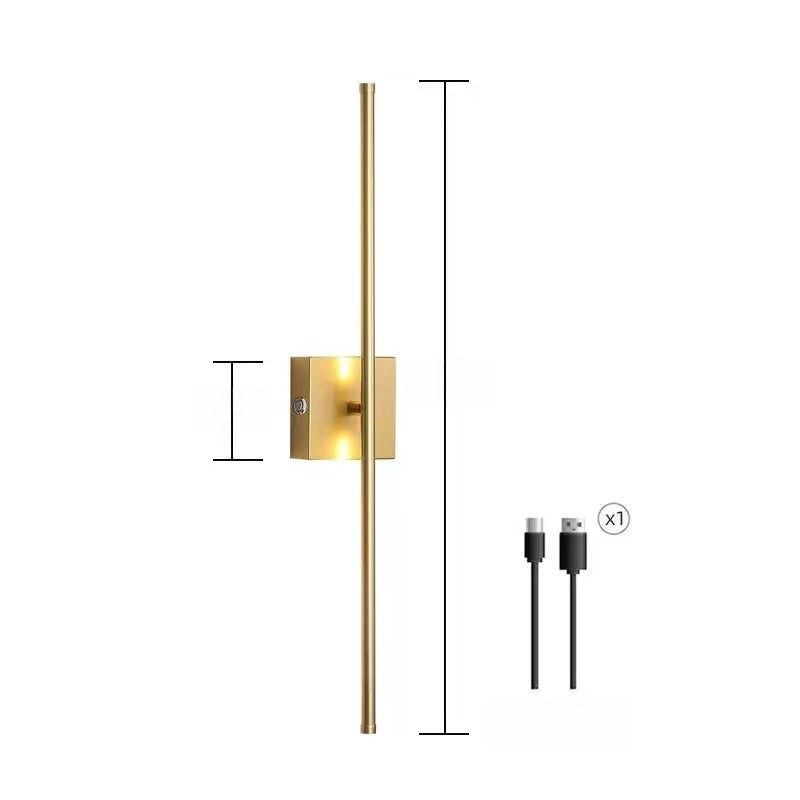Magnetic Rechargeable Crystal Wall Lamp USB Light