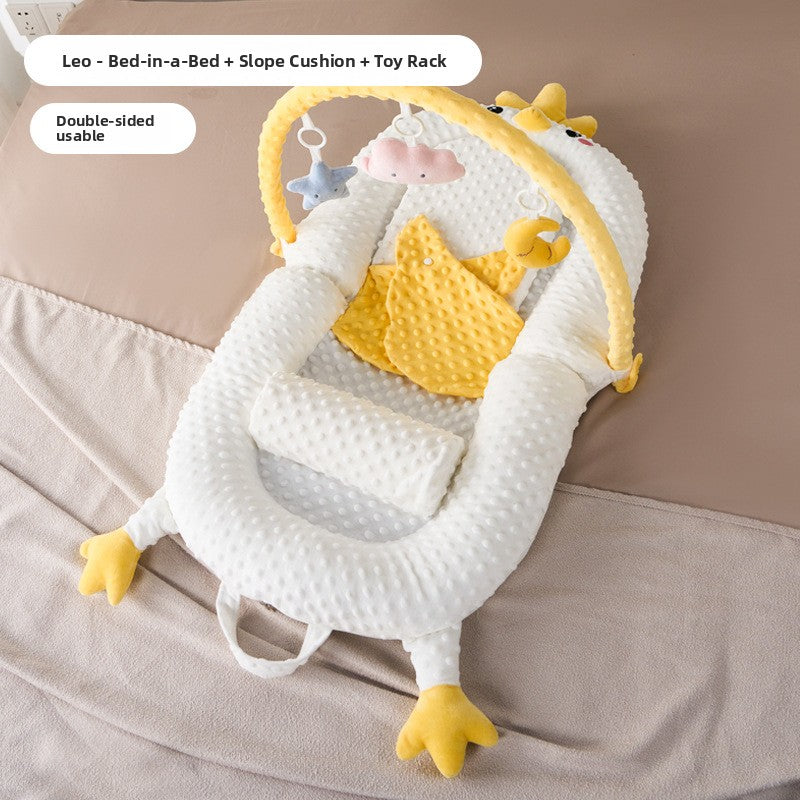Newborn Anti Roll Sleep Positioner Soothing Baby Bed Support Nest