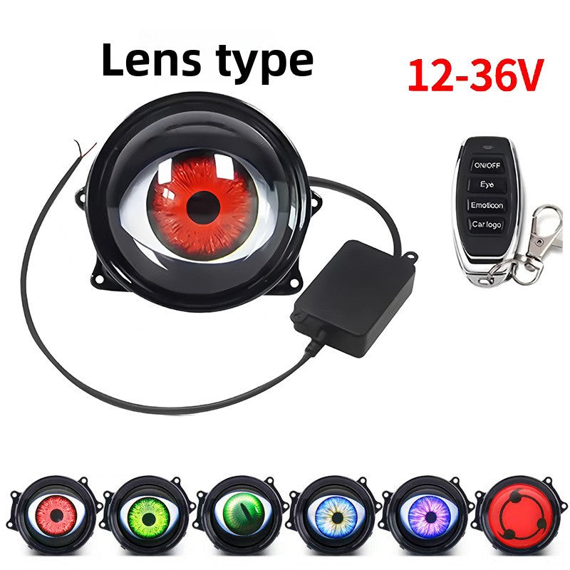Devil Eye LED Dynamic Car Headlight Ambient Lamp Lighting