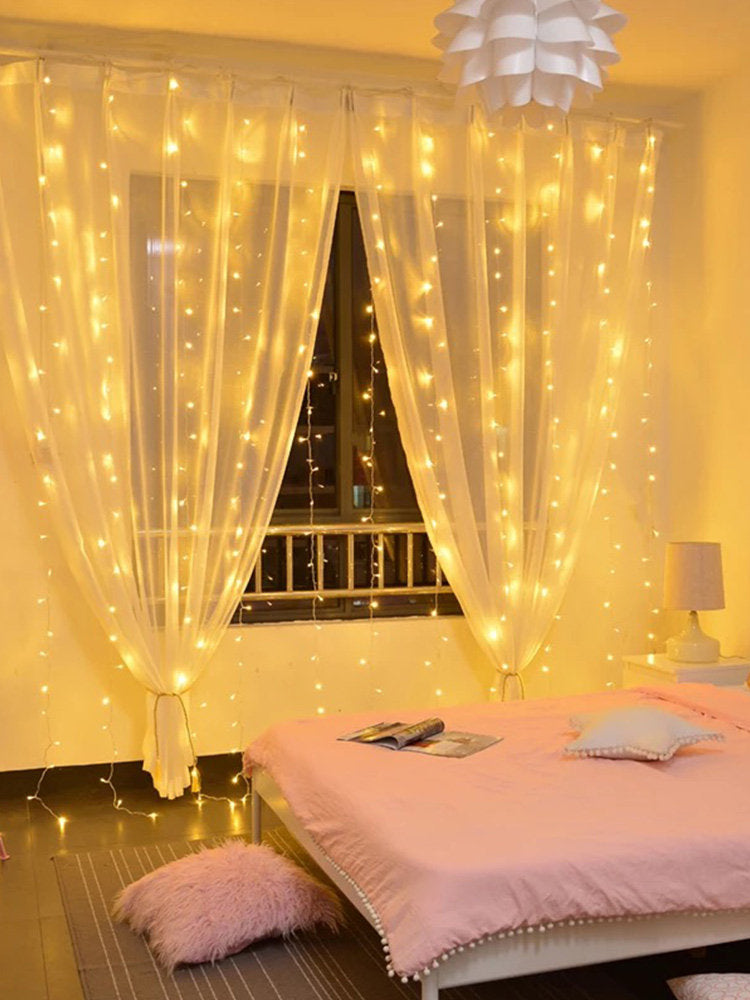 Decorative LED Curtain Light String Lighting Lamp