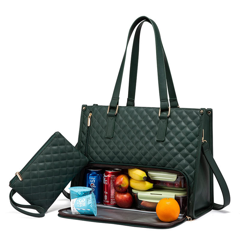 Womens Insulated Lunch Bag Leakproof Cooler Tote for Work and School