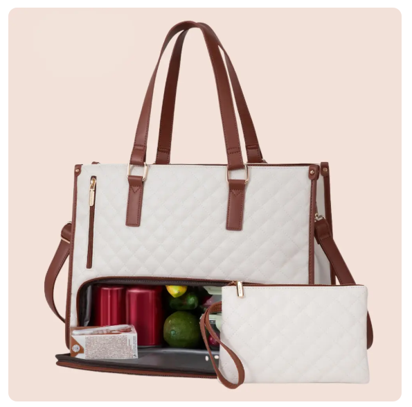 Womens Insulated Lunch Bag Leakproof Cooler Tote for Work and School