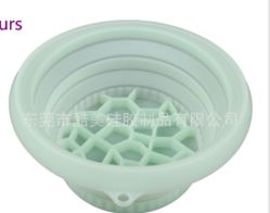 Collapsible Silicone Ice Basin Foldable Wash Bowl for Kitchen