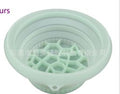 Collapsible Silicone Ice Basin Foldable Wash Bowl for Kitchen