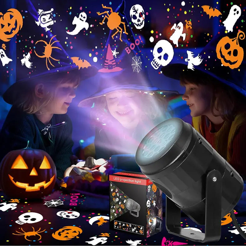 Snowflake Projector Light Rotating Christmas Projection Lamp for Indoor Ceiling and Wall