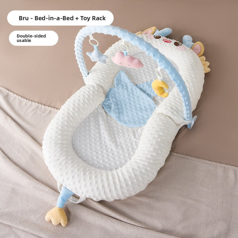 Newborn Anti Roll Sleep Positioner Soothing Baby Bed Support Nest