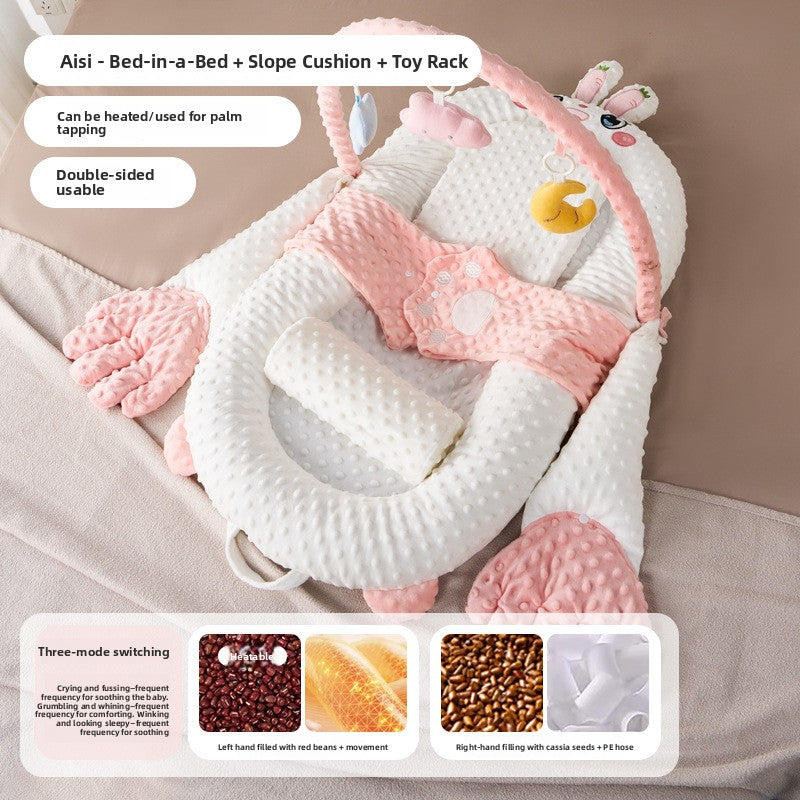 Newborn Anti Roll Sleep Positioner Soothing Baby Bed Support Nest