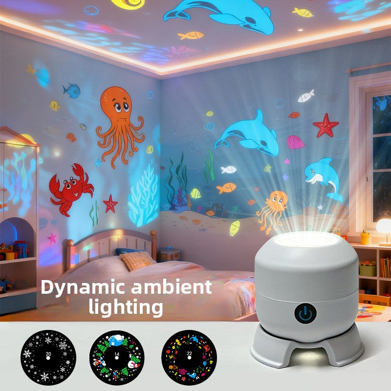 Christmas Projector Light Outdoor Snowflake Projection Lamp Waterproof Holiday Light for House and Yard