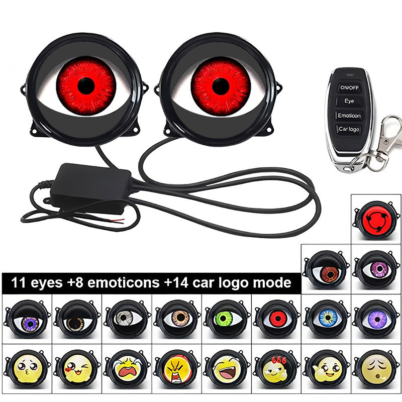 Devil Eye LED Dynamic Car Headlight Ambient Lamp Lighting