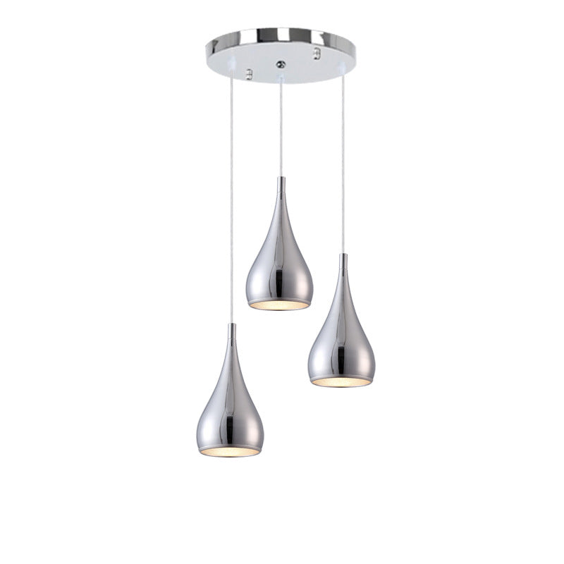 Iron Pendant Lamp Modern Nordic Bedroom Lighting Metal
